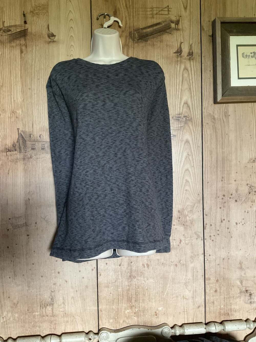 Banana Republic Men's Long Sleeve Waffle Knit Thermal Shirt Size L